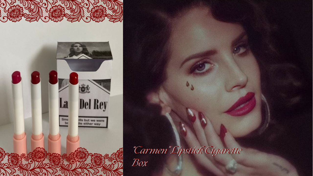Carmen Lipstick Cigarette Box